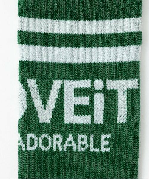by LOVEiT / バイ ラビット ソックス | ロゴクルーソックス | 詳細3