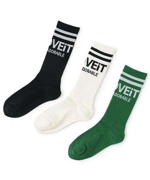 by LOVEiT / バイ ラビット ソックス | ロゴクルーソックス | 詳細6