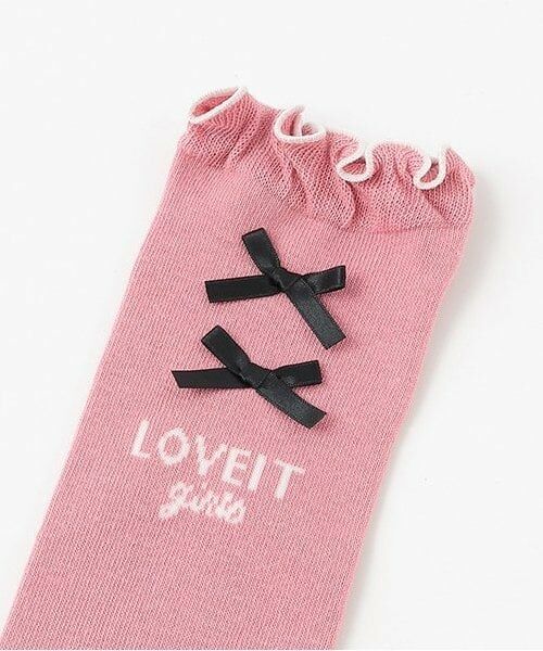 by LOVEiT / バイ ラビット ソックス | リボンハイソックス | 詳細1
