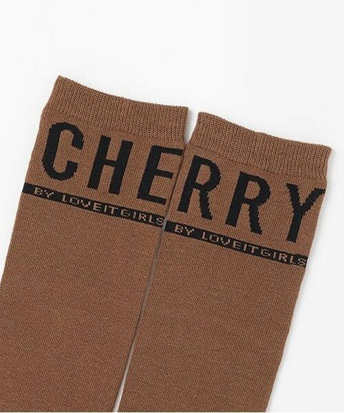 by LOVEiT / バイ ラビット ソックス | ロゴニーハイソックス | 詳細2