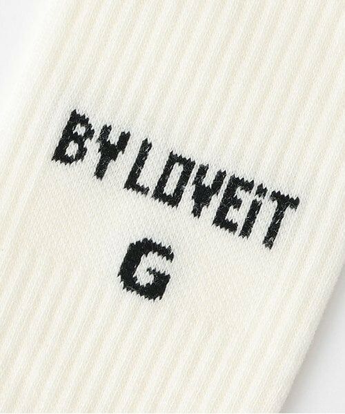 by LOVEiT / バイ ラビット ソックス | ロゴハイソックス | 詳細2
