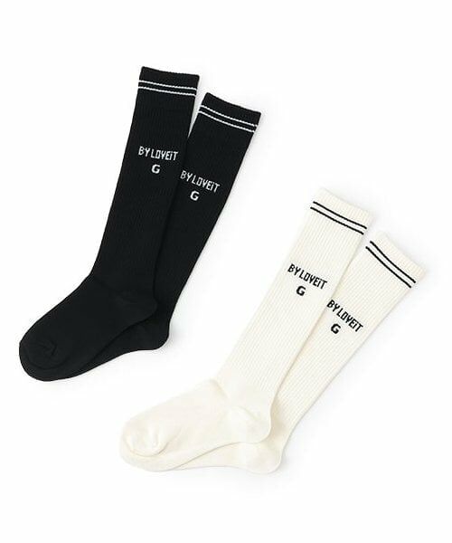 by LOVEiT / バイ ラビット ソックス | ロゴハイソックス | 詳細5