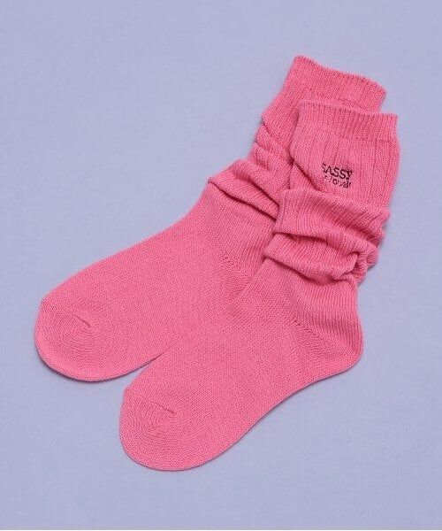 by LOVEiT / バイ ラビット ソックス | ルーズソックス（ピンク）
