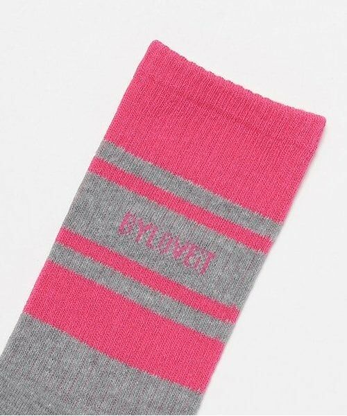 by LOVEiT / バイ ラビット ソックス | ラインクルーソックス | 詳細1