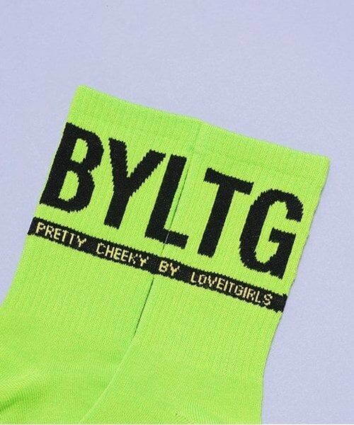 by LOVEiT / バイ ラビット ソックス | ロゴクルーソックス | 詳細1