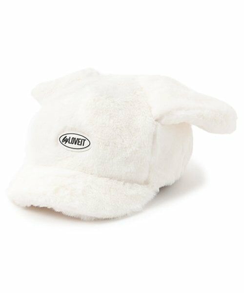 by LOVEiT / バイ ラビット キャップ | ウサミミキャップ（オフ ホワイト）