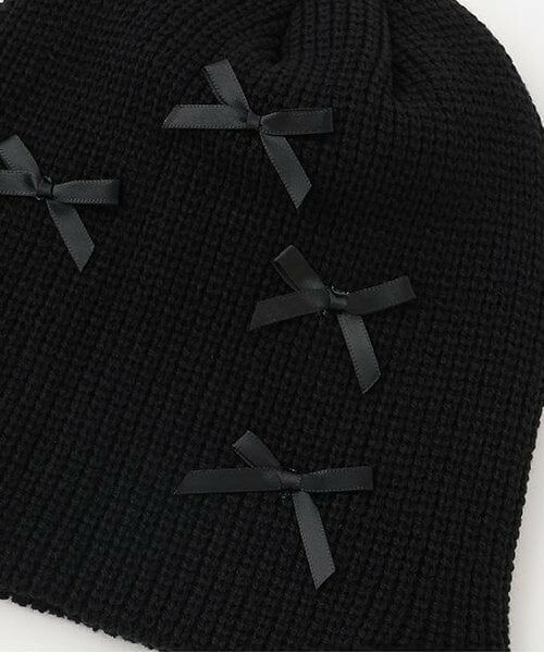 by LOVEiT / バイ ラビット ニットキャップ | リボンニットキャップ | 詳細2