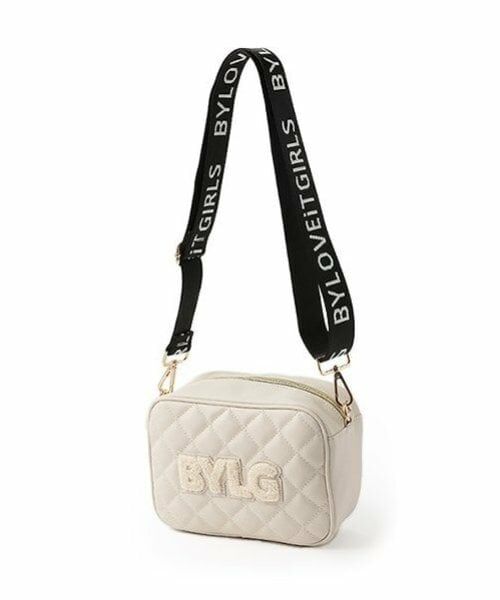 by LOVEiT / バイ ラビット ショルダーバッグ | ロゴベルトバッグ（オフ ホワイト）