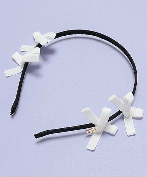 by LOVEiT / バイ ラビット カチューシャ・カチューム・その他 | ベルベットリボンカチューシャ（オフ ホワイト）