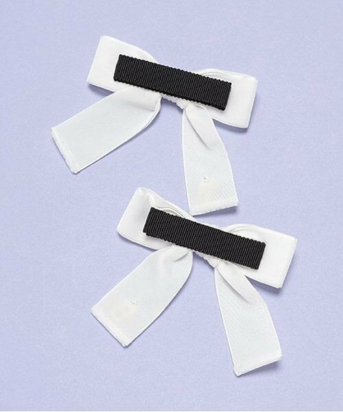 by LOVEiT / バイ ラビット ヘアピン | ベルベットリボンクリップ | 詳細1