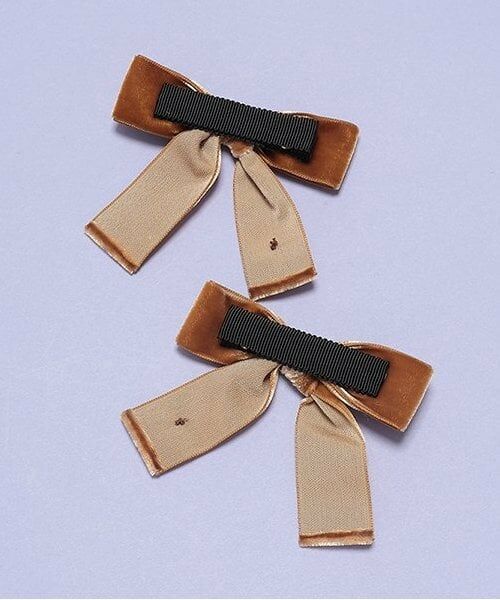 by LOVEiT / バイ ラビット ヘアピン | ベルベットリボンクリップ | 詳細3