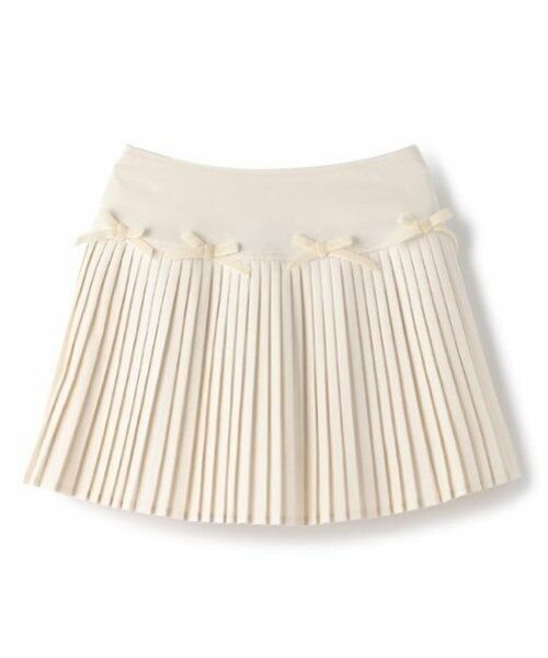 by LOVEiT / バイ ラビット ミニ・ひざ丈スカート | リボンティアードプリーツスカート（インパンつき） | 詳細12