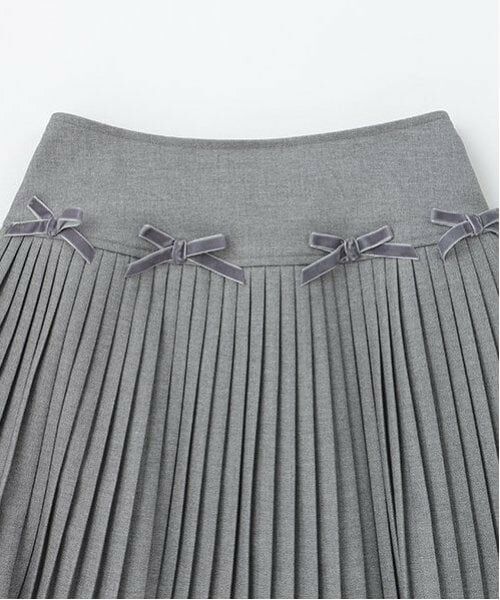 by LOVEiT / バイ ラビット ミニ・ひざ丈スカート | リボンティアードプリーツスカート（インパンつき） | 詳細5