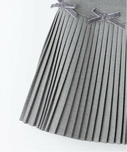 by LOVEiT / バイ ラビット ミニ・ひざ丈スカート | リボンティアードプリーツスカート（インパンつき） | 詳細7