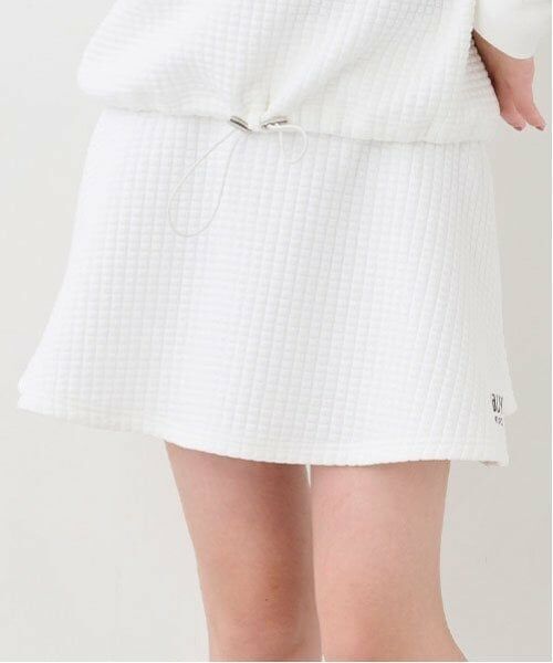by LOVEiT / バイ ラビット ミニ・ひざ丈スカート | バック切替えスカート（インパンつき）（オフ ホワイト）
