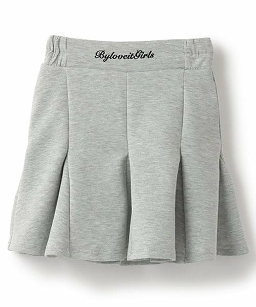 by LOVEiT / バイ ラビット ミニ・ひざ丈スカート | 切替フレアスカート(ミディアム グレー)