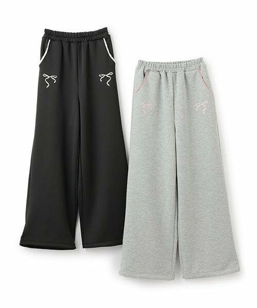 by LOVEiT / バイ ラビット その他パンツ | リボンガーリートラックパンツ | 詳細10
