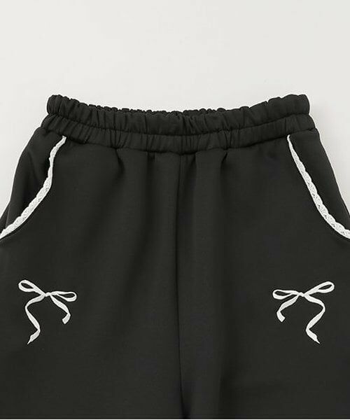 by LOVEiT / バイ ラビット その他パンツ | リボンガーリートラックパンツ | 詳細2