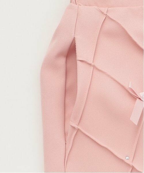 by LOVEiT / バイ ラビット ミニ・ひざ丈スカート | ピンタックビジューリボンスカート(インパンつき) | 詳細4