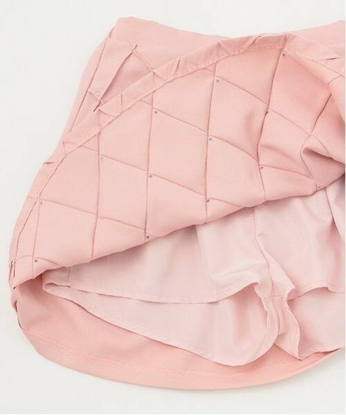 by LOVEiT / バイ ラビット ミニ・ひざ丈スカート | ピンタックビジューリボンスカート(インパンつき) | 詳細6