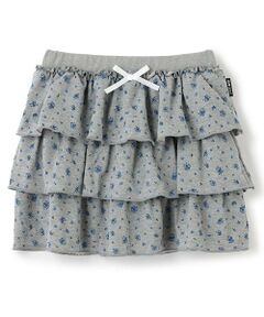 by LOVEiT / バイ ラビット ミニ・ひざ丈スカート | 3段フレアスカート