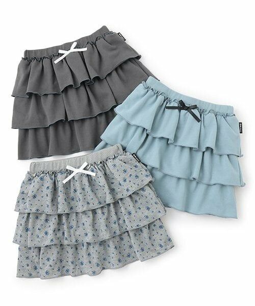 by LOVEiT / バイ ラビット ミニ・ひざ丈スカート | 3段フレアスカート | 詳細7