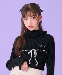 by LOVEiT / バイ ラビット ニット・セーター | フリルリボンニット