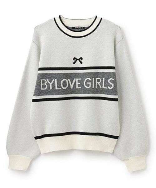 by LOVEiT / バイ ラビット ニット・セーター | ダブルジャカードニット（オフ ホワイト）