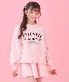 by LOVEiT / バイ ラビット スウェット | 裾ドロストプルオーバー