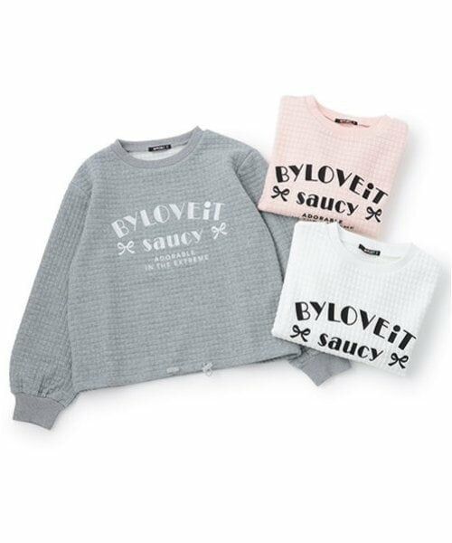 by LOVEiT / バイ ラビット スウェット | 裾ドロストプルオーバー | 詳細10