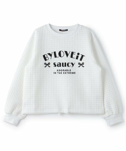 by LOVEiT / バイ ラビット スウェット | 裾ドロストプルオーバー | 詳細11