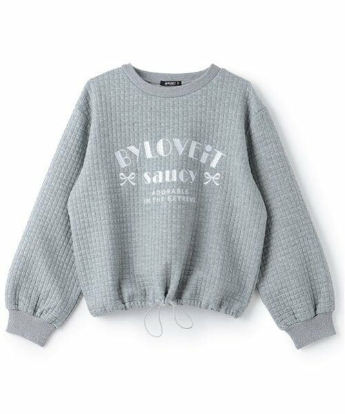 by LOVEiT / バイ ラビット スウェット | 裾ドロストプルオーバー | 詳細3