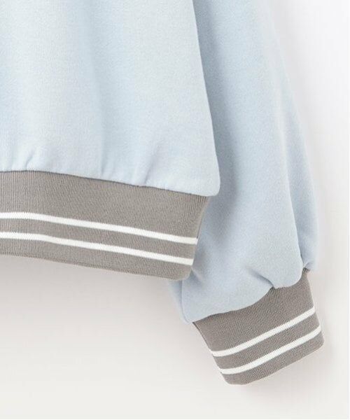 by LOVEiT / バイ ラビット スウェット | ラインリブVネックプルオーバー | 詳細4