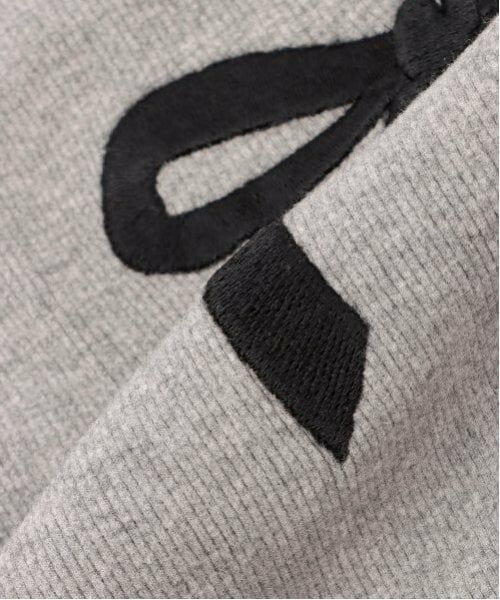 by LOVEiT / バイ ラビット Tシャツ | 大人リボン起毛テレコプルオーバー | 詳細7