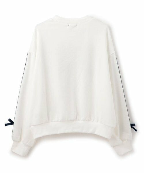 by LOVEiT / バイ ラビット スウェット | 袖テープリボンプルオーバー | 詳細1