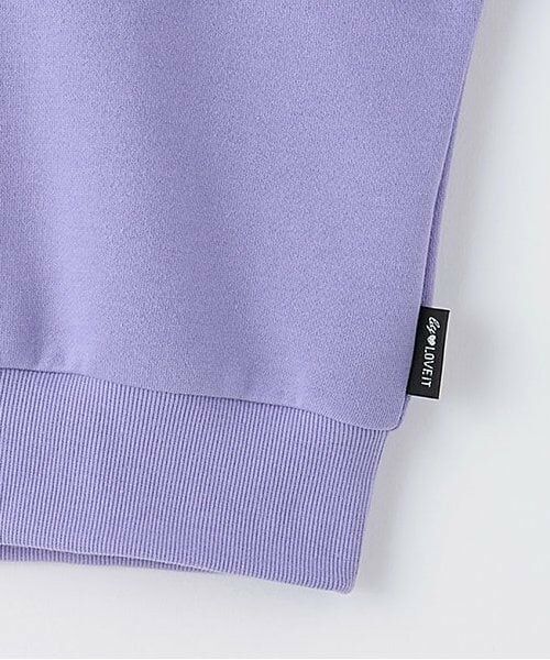 by LOVEiT / バイ ラビット スウェット | エンボスオングリッタープルオーバー | 詳細6