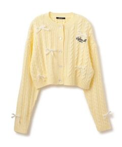 by LOVEiT / バイ ラビット カーディガン・ボレロ | ケーブルリボンつきカーデ