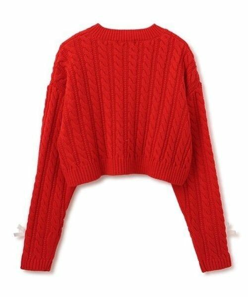 by LOVEiT / バイ ラビット カーディガン・ボレロ | ケーブルリボンつきカーデ | 詳細1