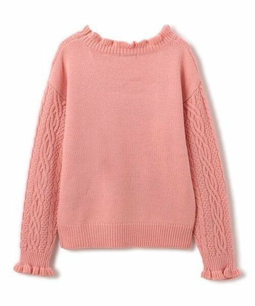 by LOVEiT / バイ ラビット ニット・セーター | ケーブルロゴニット | 詳細1