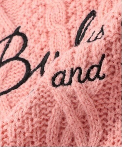 by LOVEiT / バイ ラビット ニット・セーター | ケーブルロゴニット | 詳細5