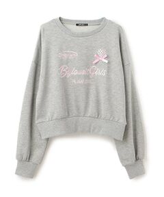 by LOVEiT / バイ ラビット スウェット | チームマークプルオーバー