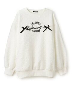 by LOVEiT / バイ ラビット スウェット | ロング丈プルオーバー