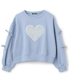 by LOVEiT / バイ ラビット スウェット | ボアハートプルオーバー