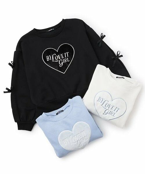 by LOVEiT / バイ ラビット スウェット | ボアハートプルオーバー | 詳細8