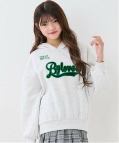 by LOVEiT / バイ ラビット スウェット | フーテッドロングプルオーバー