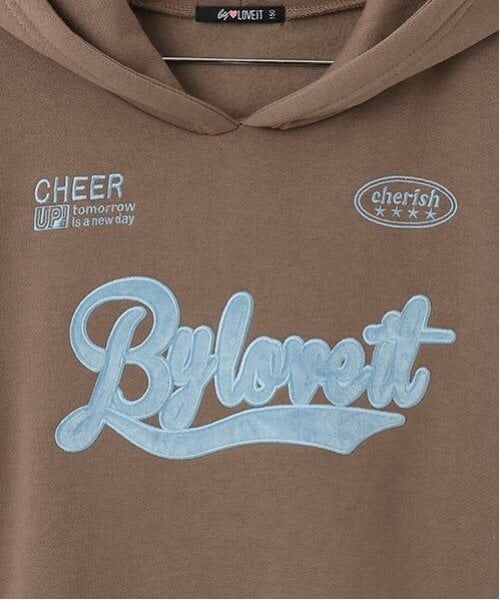 by LOVEiT / バイ ラビット スウェット | フーテッドロングプルオーバー | 詳細3