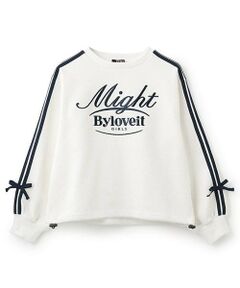 by LOVEiT / バイ ラビット スウェット | 裾ドローコードキルト風プルオーバー