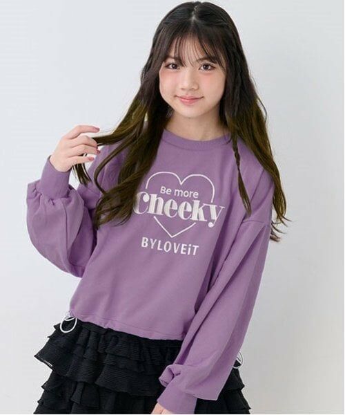 by LOVEiT / バイ ラビット スウェット | Cheekyプルオーバー（ラベンダー）