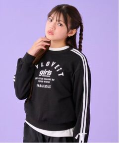 by LOVEiT / バイ ラビット スウェット | 袖テーププルオーバー