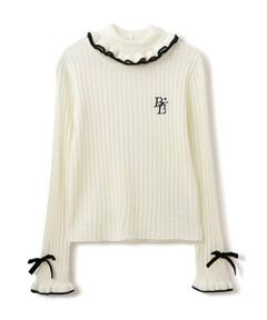 by LOVEiT / バイ ラビット ニット・セーター | メロウフリルリブニット